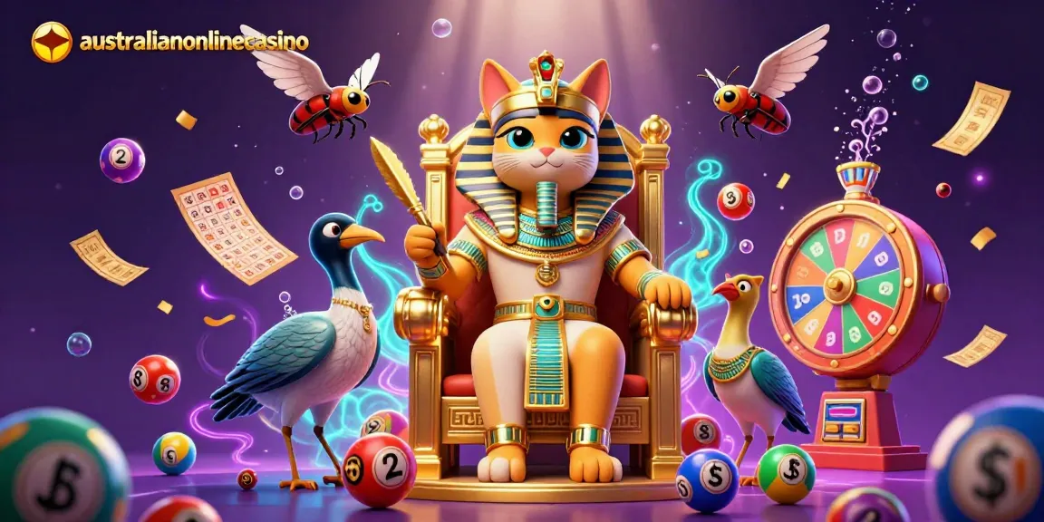 Play thrilling games at australianonlinecasino with exciting lottery elements and charismatic characters.