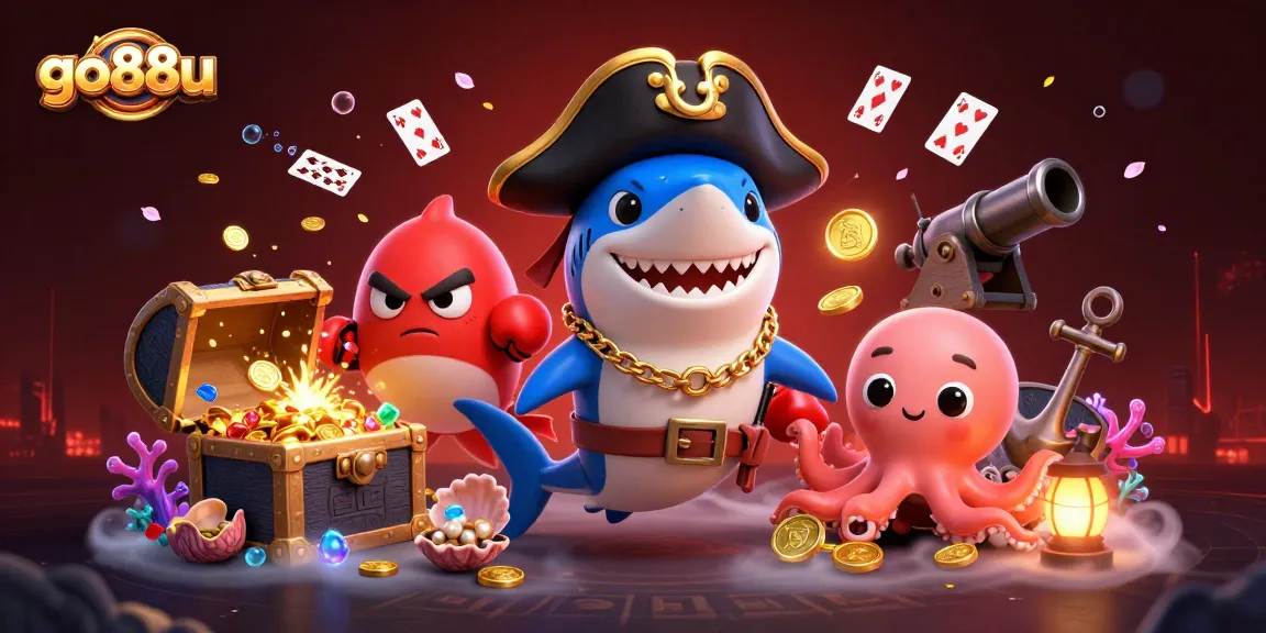 Experience big wins with go88u as vibrant characters dive into underwater treasure games.