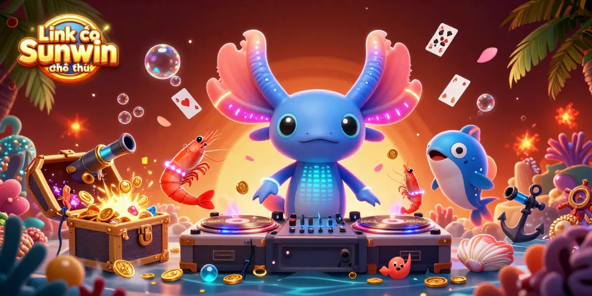 Engage with the Link vào Sunwin chính thức experience featuring vibrant casino-themed underwater scenes.