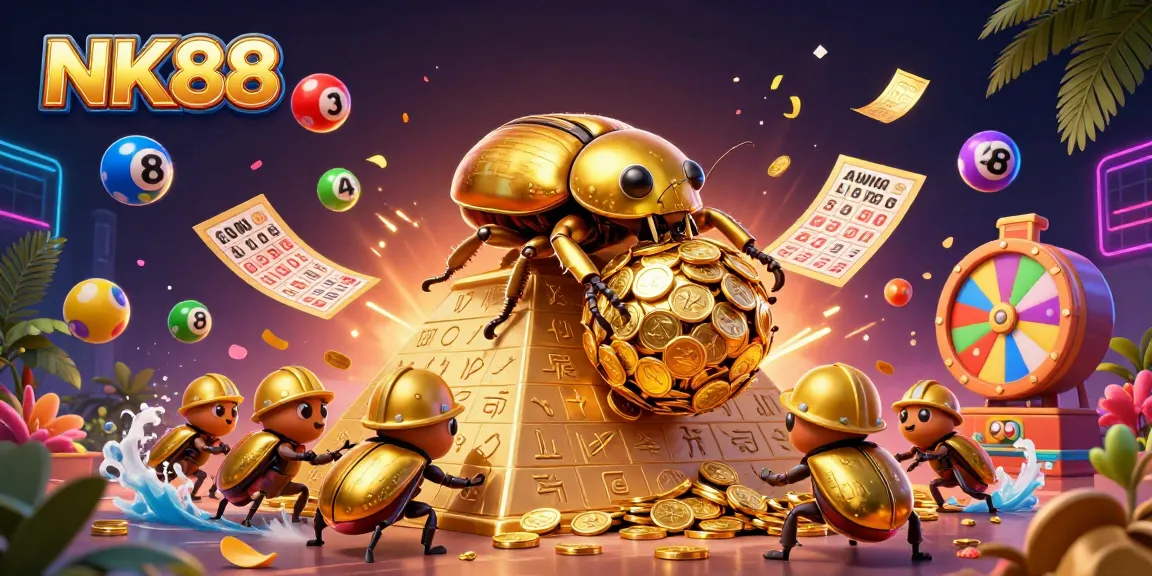 Experience the thrilling NK88 gaming adventure with vibrant casino elements and dynamic visuals.